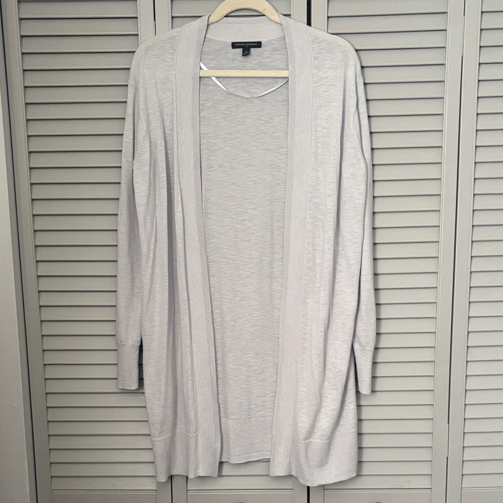 Banana Republic Light Gray Women's Cardigan